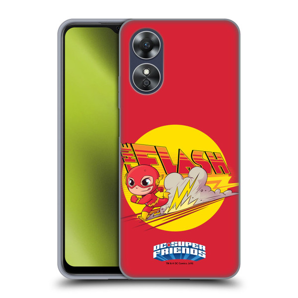 Super Friends DC Comics Toddlers Composed Art The Flash Soft Gel Case for OPPO A17