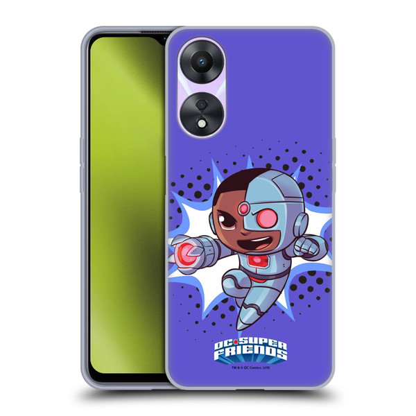 Super Friends DC Comics Toddlers 1 Cyborg Soft Gel Case for OPPO A78 4G