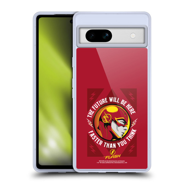 The Flash TV Series Graphics Barry Faster Soft Gel Case for Google Pixel 7a