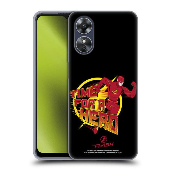 The Flash TV Series Graphics Barry Hero Soft Gel Case for OPPO A17