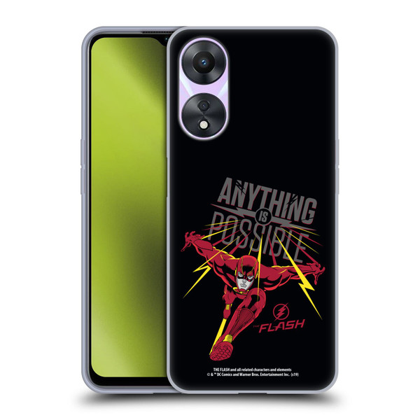 The Flash TV Series Graphics Barry Anything Is Possible Soft Gel Case for OPPO A78 5G