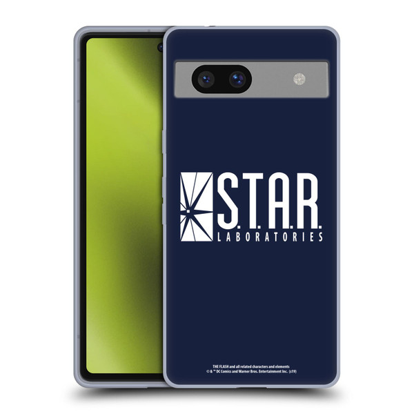 The Flash TV Series Logos Star Labs Soft Gel Case for Google Pixel 7a