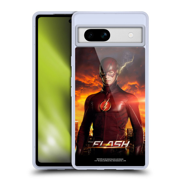 The Flash TV Series Poster Barry Stand Pose Soft Gel Case for Google Pixel 7a