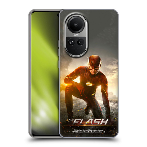 The Flash TV Series Poster Barry Kneel Pose Soft Gel Case for OPPO Reno10 5G / Reno10 Pro 5G