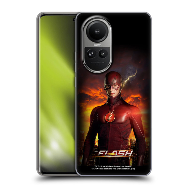 The Flash TV Series Poster Barry Stand Pose Soft Gel Case for OPPO Reno10 5G / Reno10 Pro 5G