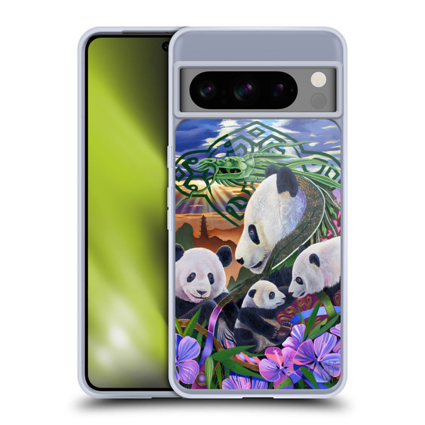 Graeme Stevenson Wildlife Pandas Soft Gel Case for Google Pixel 8 Pro