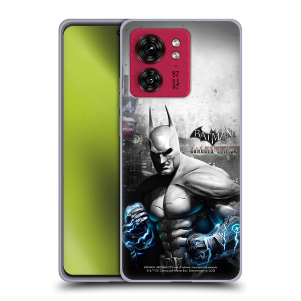 Batman Arkham City Key Art Armored Edition Soft Gel Case for Motorola Moto Edge 40