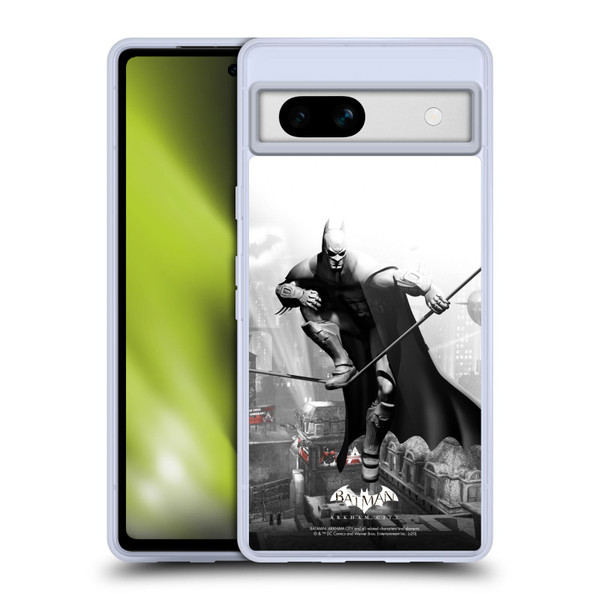 Batman Arkham City Key Art Comic Book Cover Soft Gel Case for Google Pixel 7a
