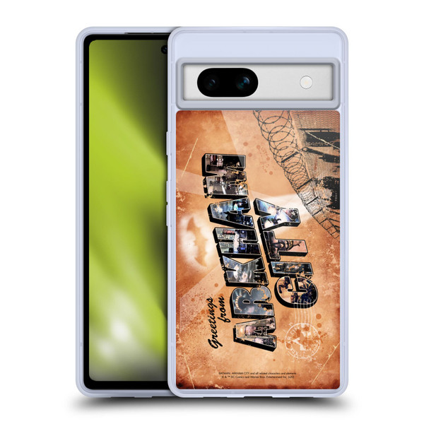 Batman Arkham City Graphics Postcard Soft Gel Case for Google Pixel 7a