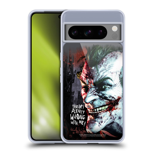 Batman Arkham City Graphics Joker Wrong With Me Soft Gel Case for Google Pixel 8 Pro
