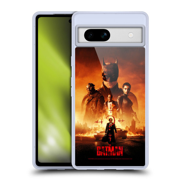 The Batman Posters Group Soft Gel Case for Google Pixel 7a