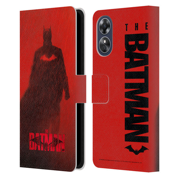 The Batman Posters Red Rain Leather Book Wallet Case Cover For OPPO A17