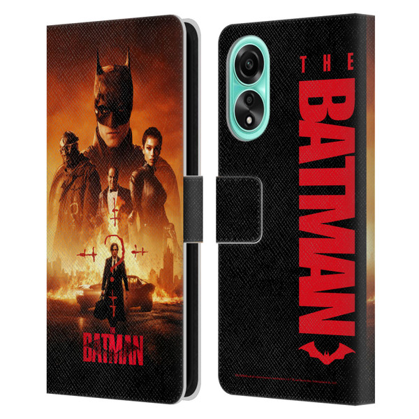 The Batman Posters Group Leather Book Wallet Case Cover For OPPO A78 5G