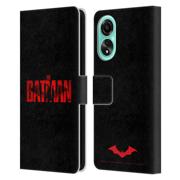 The Batman Posters Logo Leather Book Wallet Case Cover For OPPO A78 4G
