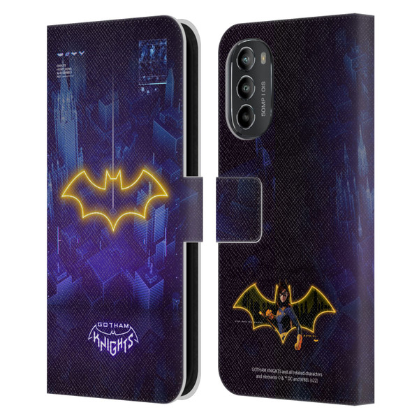 Gotham Knights Character Art Batgirl Leather Book Wallet Case Cover For Motorola Moto G82 5G