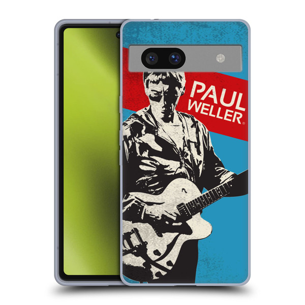 The Jam Key Art Paul Weller Soft Gel Case for Google Pixel 7a