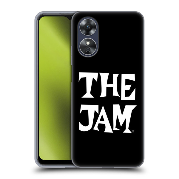 The Jam Key Art Black White Logo Soft Gel Case for OPPO A17