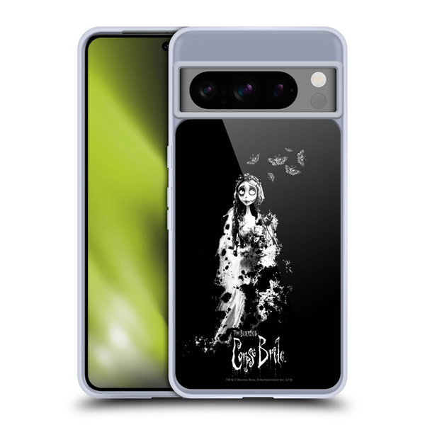 Corpse Bride Key Art Emily Splatters Soft Gel Case for Google Pixel 8 Pro