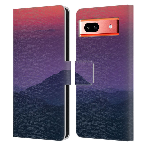 Patrik Lovrin Magical Sunsets Layers Leather Book Wallet Case Cover For Google Pixel 7a