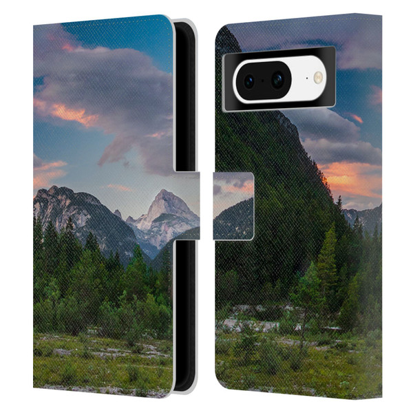Patrik Lovrin Magical Sunsets Amazing Clouds Over Mountain Leather Book Wallet Case Cover For Google Pixel 8