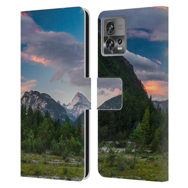 Patrik Lovrin Magical Sunsets Amazing Clouds Over Mountain Leather Book Wallet Case Cover For Motorola Moto Edge 30 Fusion