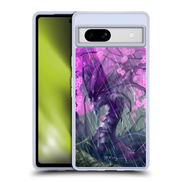 Piya Wannachaiwong Dragons Of Sea And Storms Spring Rain Dragon Soft Gel Case for Google Pixel 7a