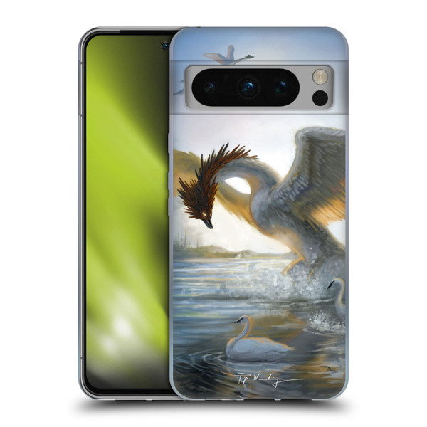 Piya Wannachaiwong Dragons Of Sea And Storms Swan Dragon Soft Gel Case for Google Pixel 8 Pro