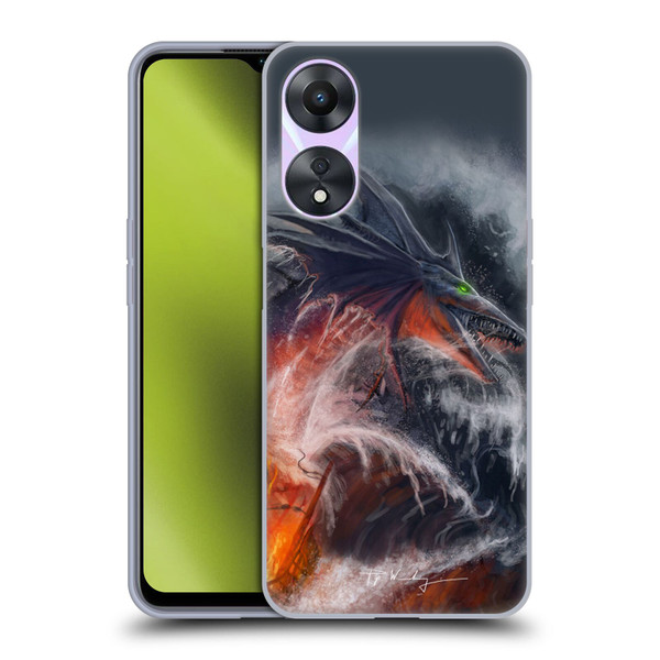 Piya Wannachaiwong Dragons Of Sea And Storms Sea Fire Dragon Soft Gel Case for OPPO A78 5G