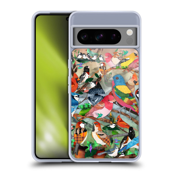 Suzan Lind Birds Medley 2 Soft Gel Case for Google Pixel 8 Pro