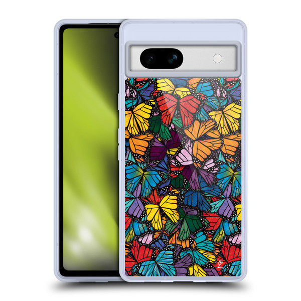 Suzan Lind Butterflies Monarch Soft Gel Case for Google Pixel 7a