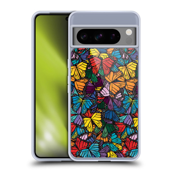 Suzan Lind Butterflies Monarch Soft Gel Case for Google Pixel 8 Pro