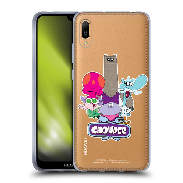 Chowder: Animated Series Graphics Character Art Soft Gel Case for Huawei Y6 Pro (2019)