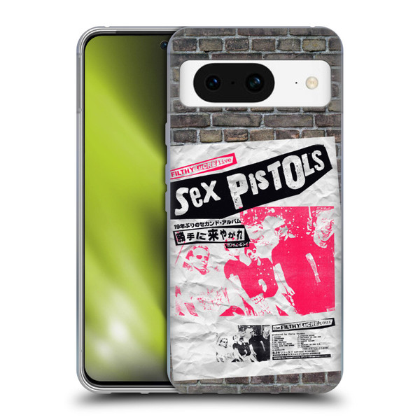 Sex Pistols Band Art Filthy Lucre Japan Soft Gel Case for Google Pixel 8