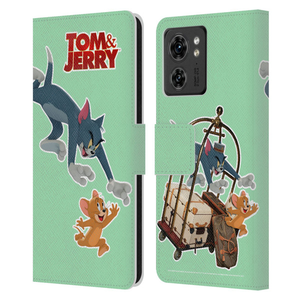 Tom And Jerry Movie (2021) Graphics Characters 1 Leather Book Wallet Case Cover For Motorola Moto Edge 40