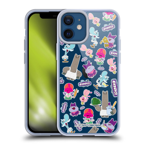 Chowder: Animated Series Graphics Pattern Soft Gel Case for Apple iPhone 12 Mini