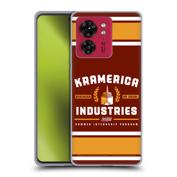 Seinfeld Graphics Kramerica Industries Soft Gel Case for Motorola Moto Edge 40