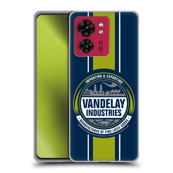 Seinfeld Graphics Vandelay Industries Soft Gel Case for Motorola Moto Edge 40