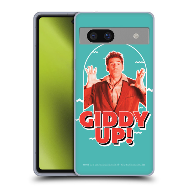 Seinfeld Graphics Giddy Up! Soft Gel Case for Google Pixel 7a