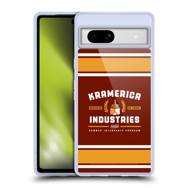 Seinfeld Graphics Kramerica Industries Soft Gel Case for Google Pixel 7a