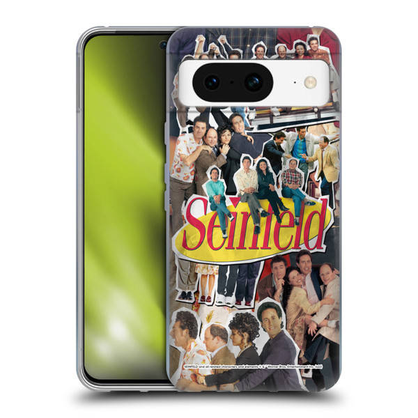 Seinfeld Graphics Collage Soft Gel Case for Google Pixel 8
