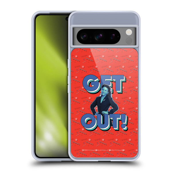 Seinfeld Graphics Get Out! Soft Gel Case for Google Pixel 8 Pro