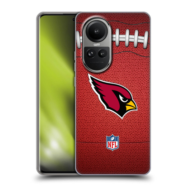 NFL Arizona Cardinals Graphics Football Soft Gel Case for OPPO Reno10 5G / Reno10 Pro 5G