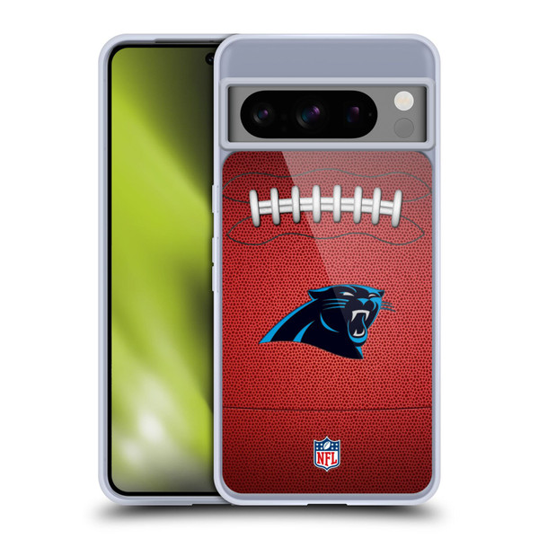 NFL Carolina Panthers Graphics Football Soft Gel Case for Google Pixel 8 Pro