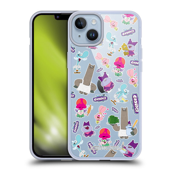 Chowder: Animated Series Graphics Pattern Soft Gel Case for Apple iPhone 14 Plus