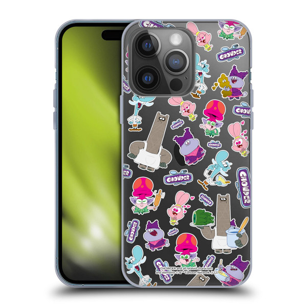 Chowder: Animated Series Graphics Pattern Soft Gel Case for Apple iPhone 14 Pro