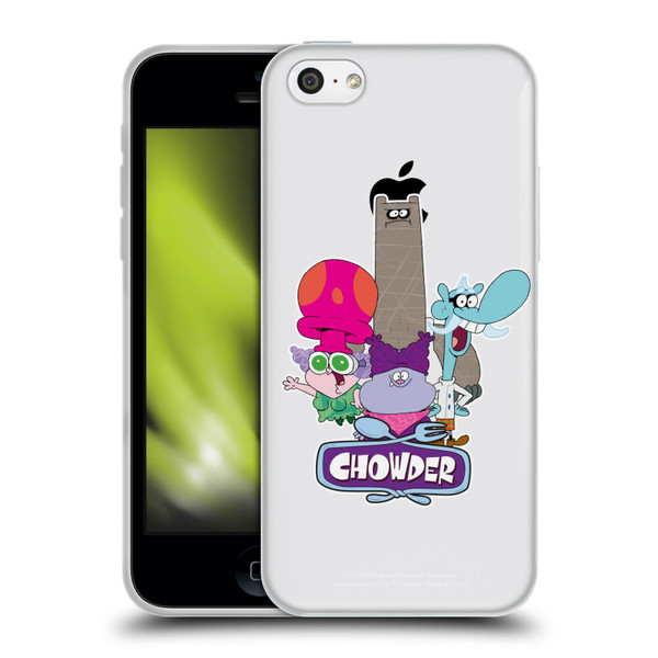 Chowder: Animated Series Graphics Character Art Soft Gel Case for Apple iPhone 5c