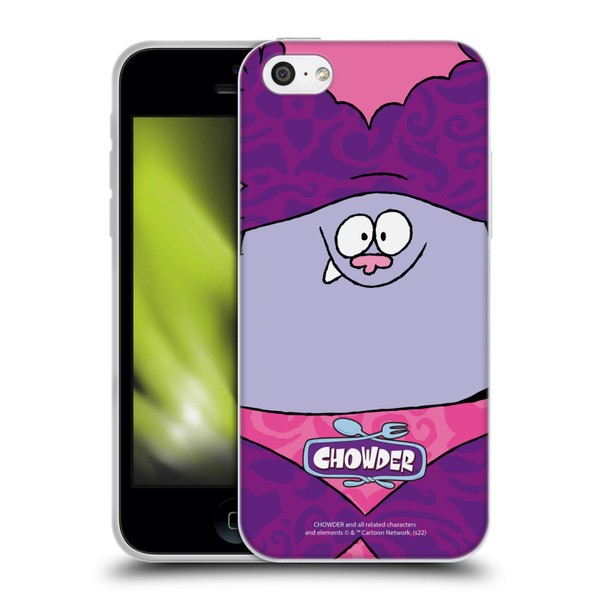 Chowder: Animated Series Graphics Full Face Soft Gel Case for Apple iPhone 5c