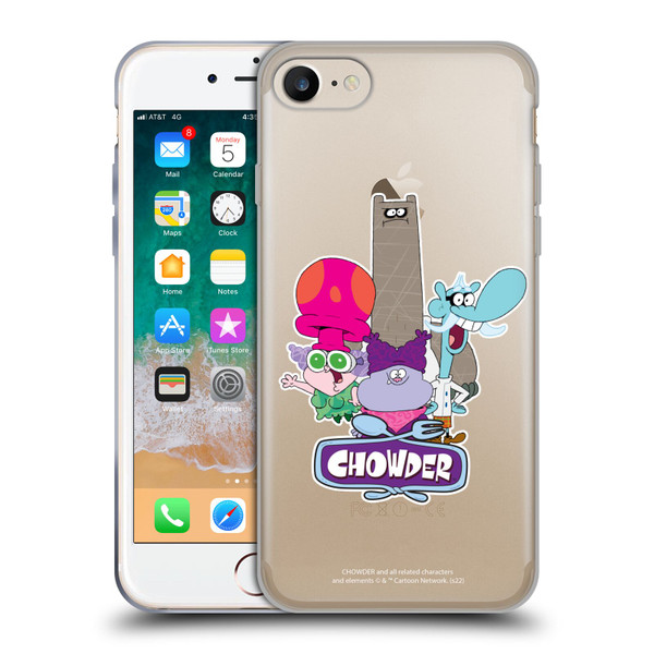 Chowder: Animated Series Graphics Character Art Soft Gel Case for Apple iPhone 7 / 8 / SE 2020 & 2022