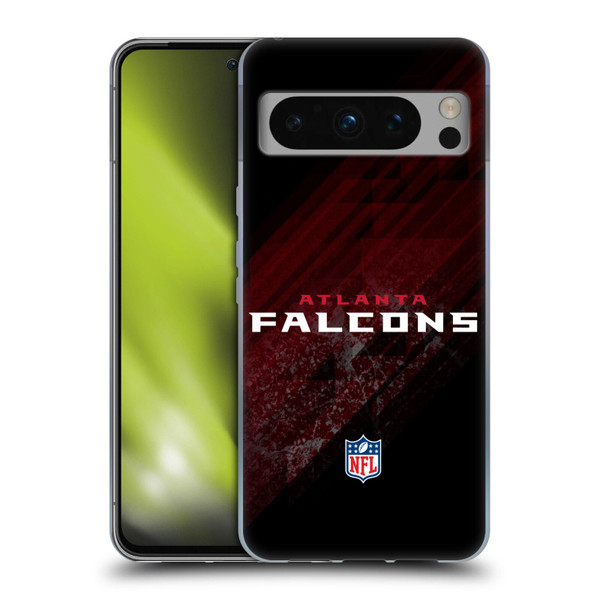 NFL Atlanta Falcons Logo Blur Soft Gel Case for Google Pixel 8 Pro