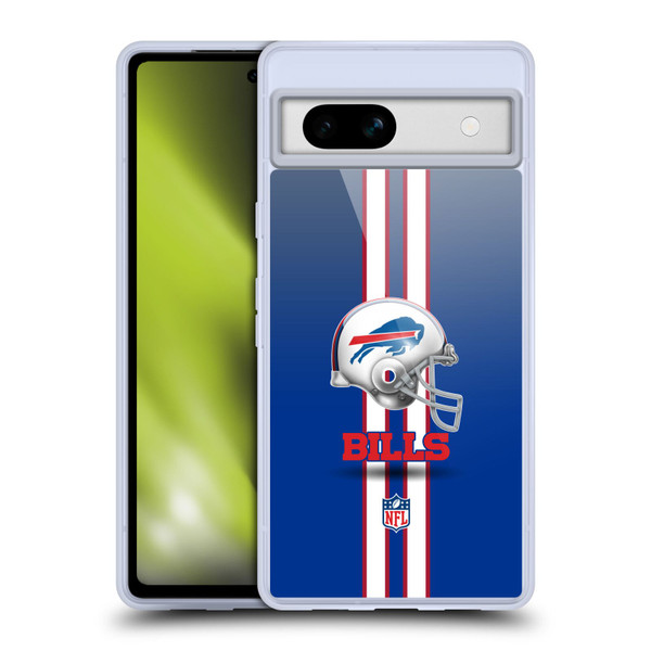 NFL Buffalo Bills Logo Helmet Soft Gel Case for Google Pixel 7a